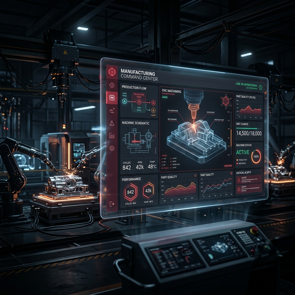 Industry 4.0 digital twin dashboard for IoT-driven factory monitoring